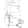 Смеситель IDEAL STANDARD Sesia BC201AA для раковины